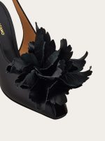 Ferragamo Flower embellished slingback - Image 4